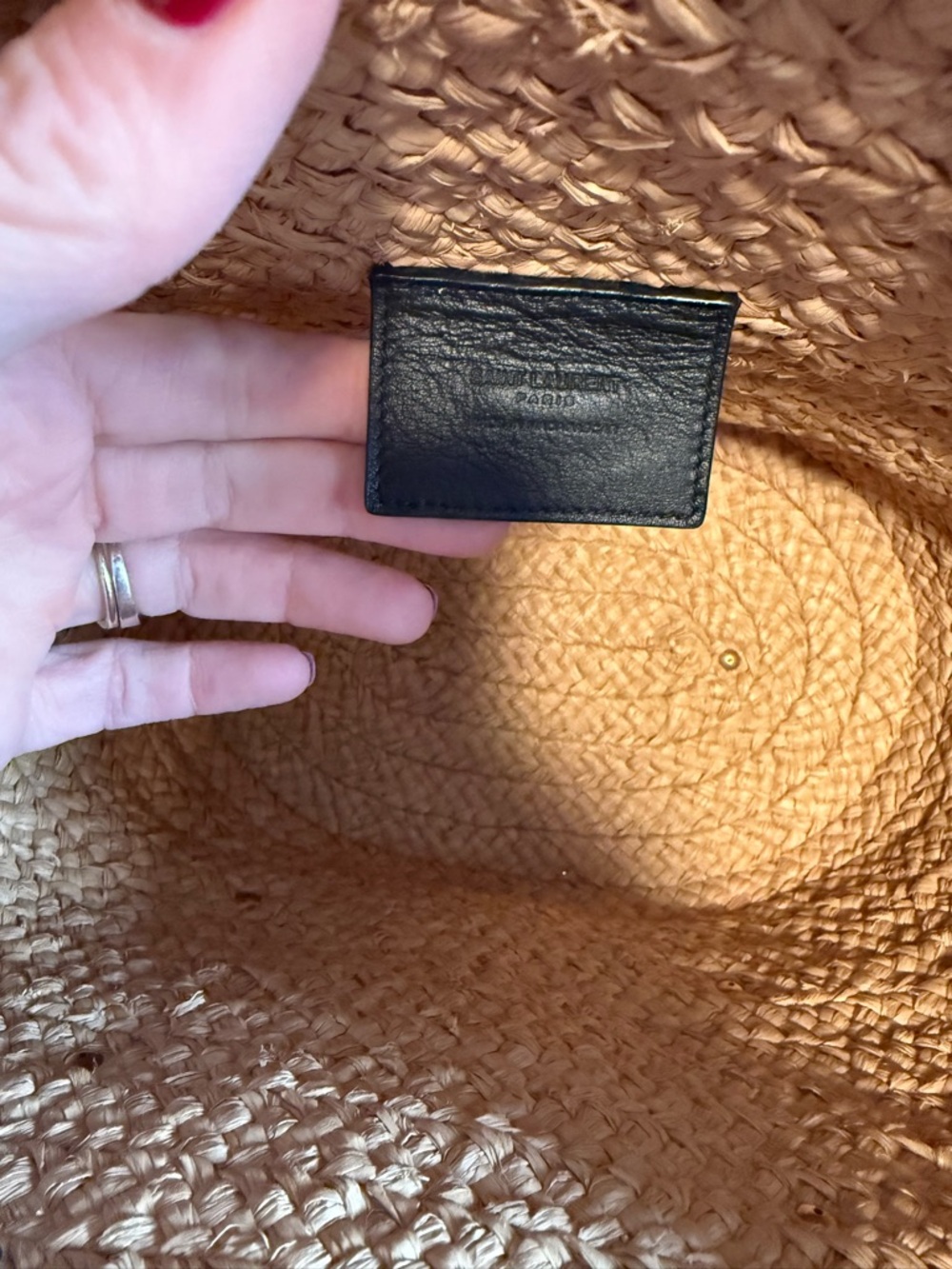YSL rafia caged tote - new, never used. - Picture 6 of 13